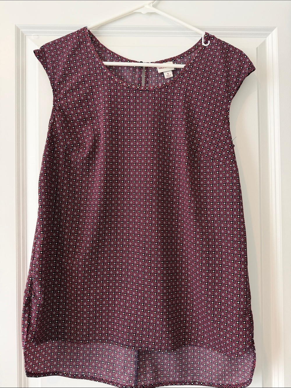 Merona Sleeveless Geometric Tank Top